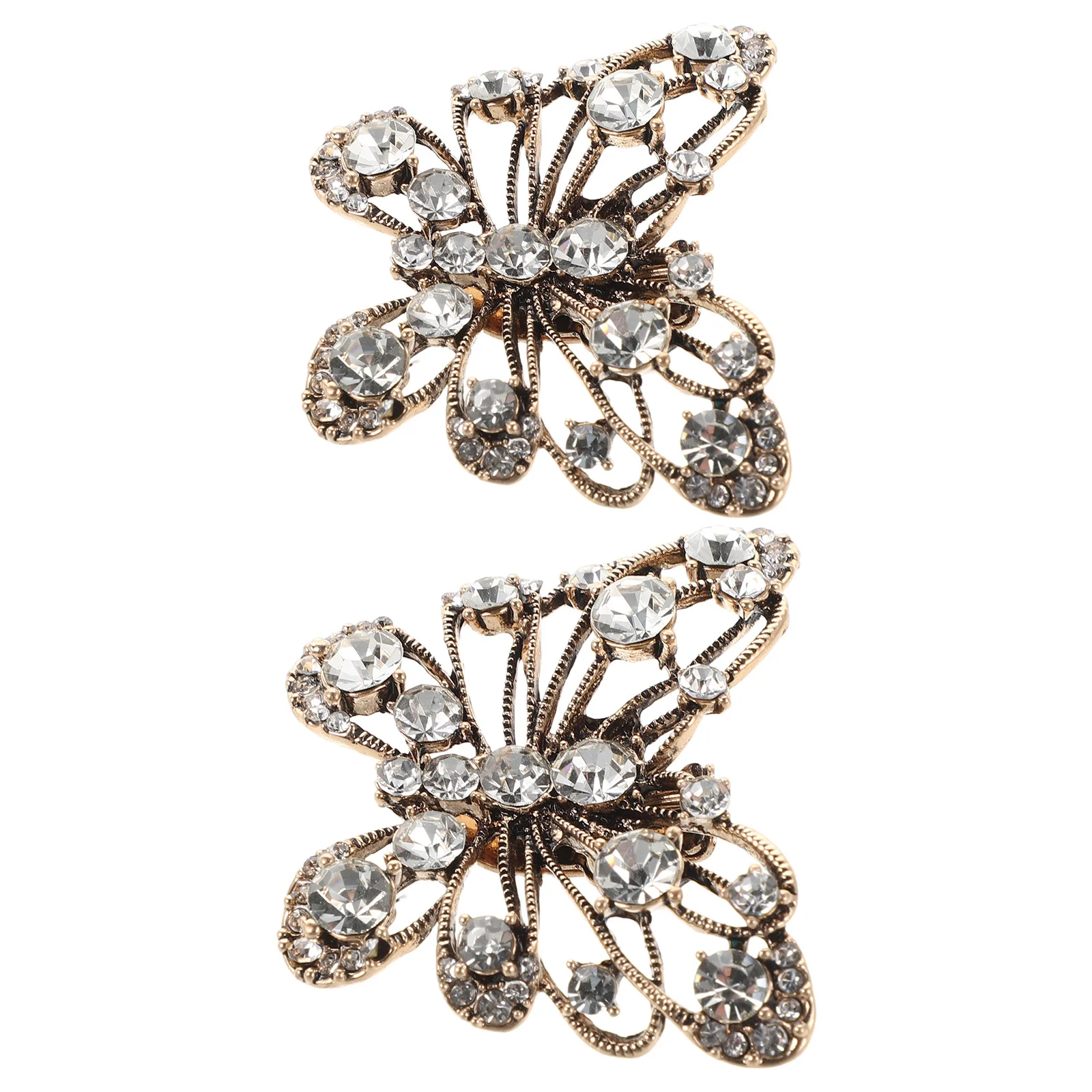 1Pair Wedding Shoe Decorations Detachable Butterfly Rhinestone Clips For Heels Bridal Sparkling Buckle Charms - Removable Shoe
1Pair Wedding Shoe Decorations Detachable Butterfly Rhinestone Clips For Heels Bridal Sparkling Buckle Charms - Removable Shoe