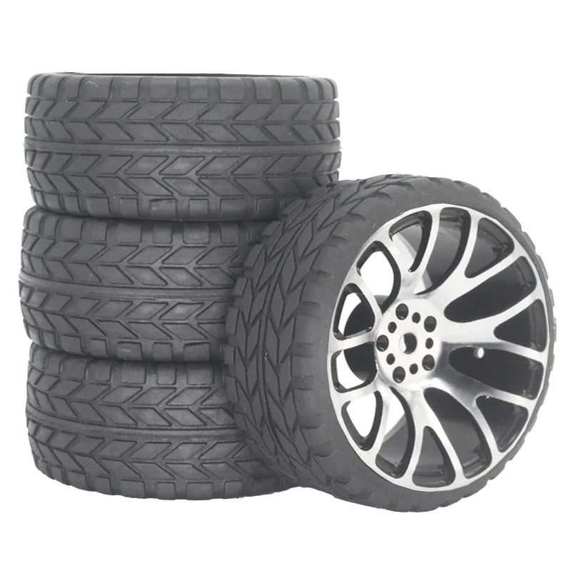 4pcs 12mm Hex Alloy Racing Wheel Rubber Tire Set 1/10 Scale Universal For Onroad Drift RC Car Upgrade Accessories
4pcs 12mm Hex Alloy Racing Wheel Rubber Tire Set 1/10 Scale Universal For Onroad Drift RC Car Upgrade Accessories