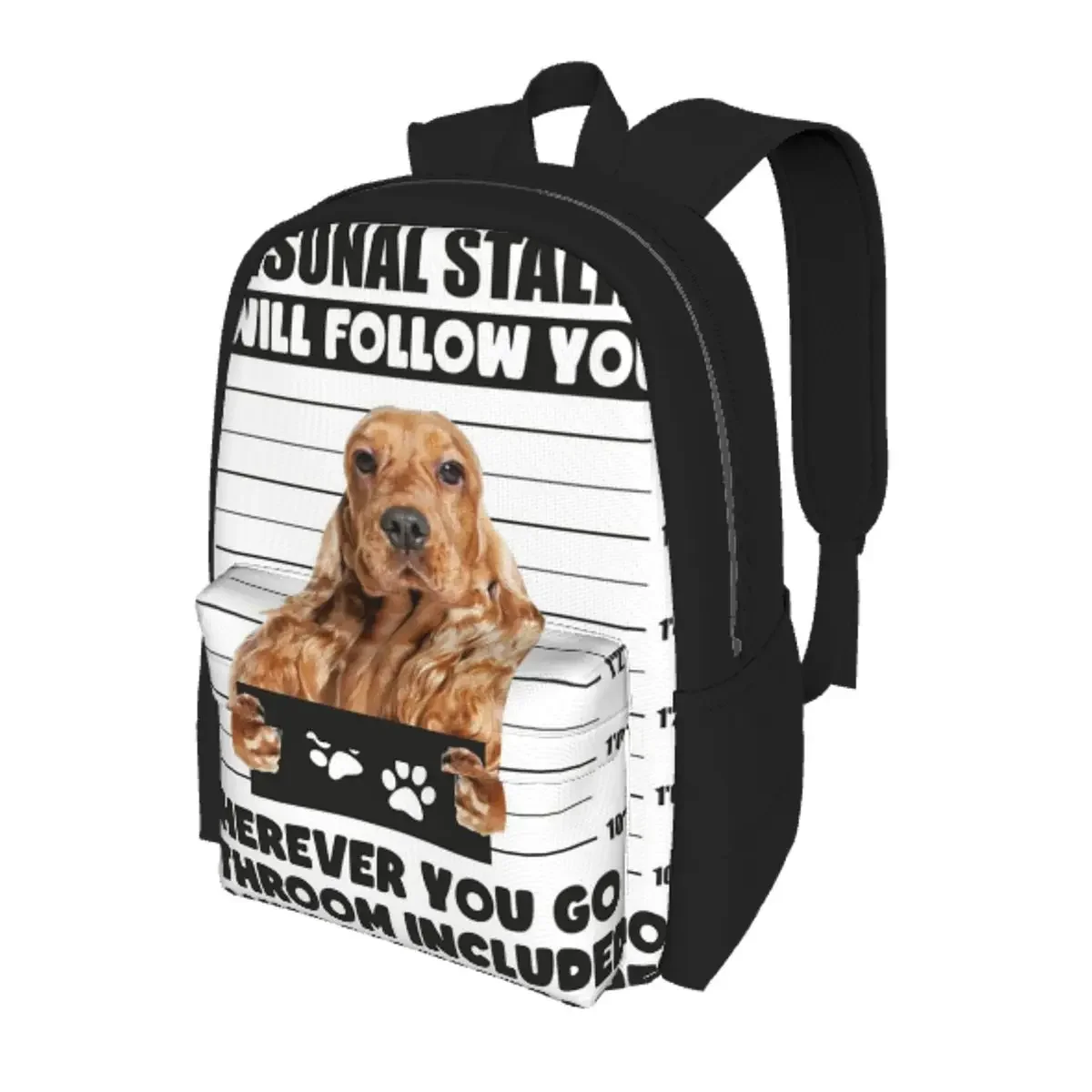 Funny English Cocker Spaniel Puppy Sayings Student Backpack School Bag Hiking Travel Daypack for Men Women Bookbag Shoulder Bags
Funny English Cocker Spaniel Puppy Sayings Student Backpack School Bag Hiking Travel Daypack for Men Women Bookbag Shoulder Bags