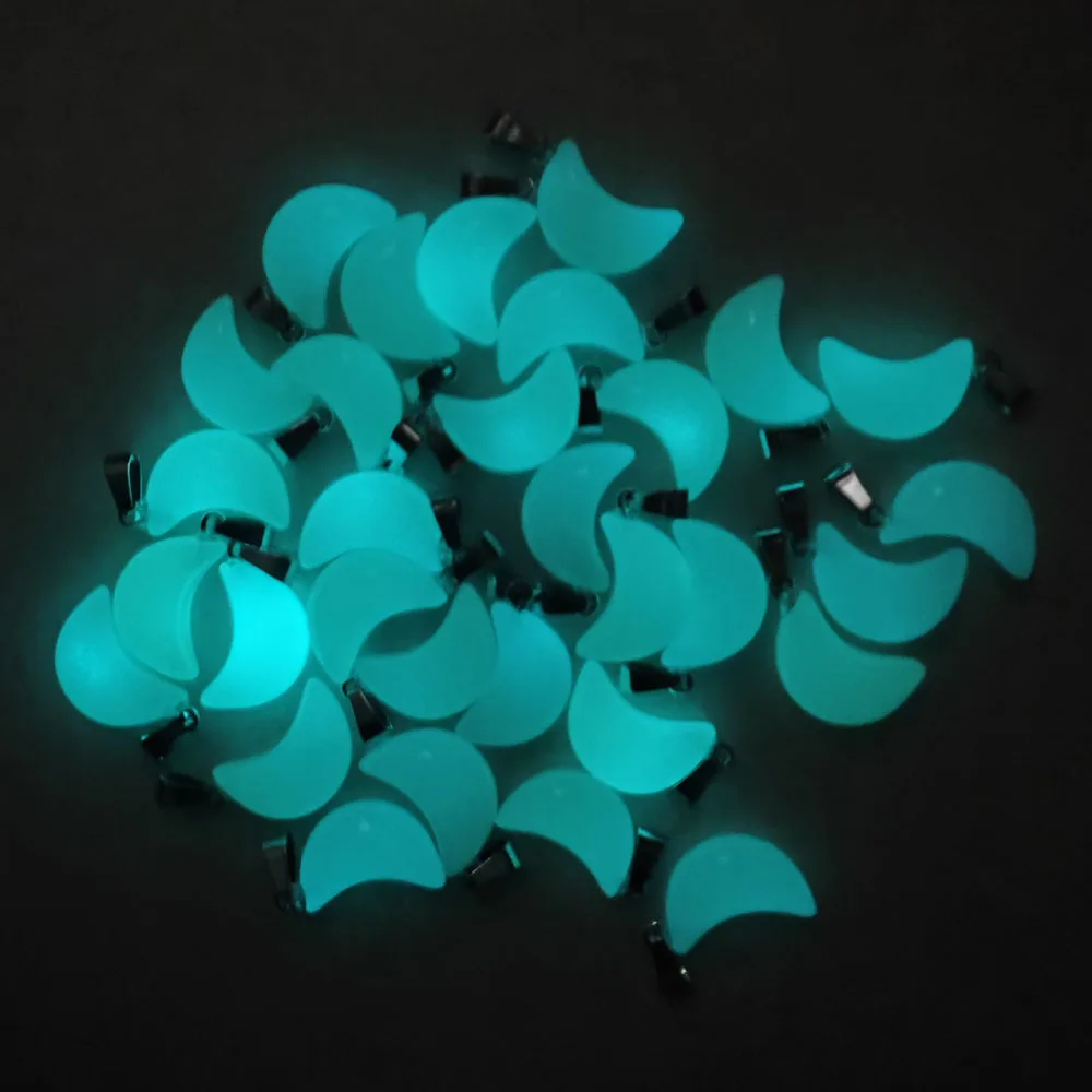 Beautiful Blue and green luminous stone crescent moon charms pendants for jewelry making Wholesale 50pcs/lot free shipping
Beautiful Blue and green luminous stone crescent moon charms pendants for jewelry making Wholesale 50pcs/lot free shipping