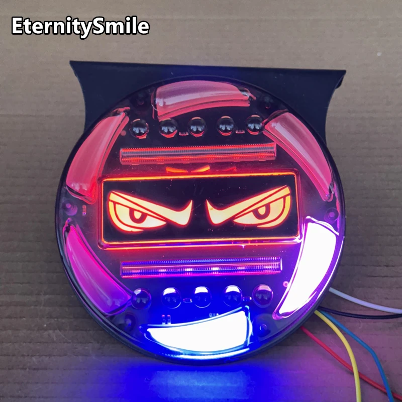 Demon Eye Truck Fog Light 12V Warning Light Blasting Lights Colorful LED Traffic Brake 24V Anti-Rear-Tail Light Trailer
Demon Eye Truck Fog Light 12V Warning Light Blasting Lights Colorful LED Traffic Brake 24V Anti-Rear-Tail Light Trailer
