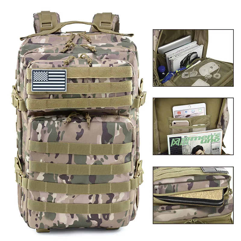 45L Men's outdoor ultra light sports bag camping travel backpack Oxford cloth waterproof tactical backpack hiking accessories
45L Men's outdoor ultra light sports bag camping travel backpack Oxford cloth waterproof tactical backpack hiking accessories