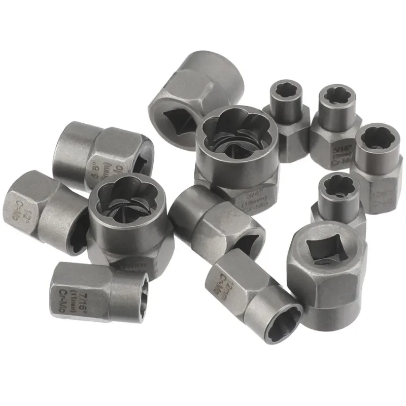 Remover, screw remover, left-hand twist drill disassembly tool, slider nut remover set
Remover, screw remover, left-hand twist drill disassembly tool, slider nut remover set