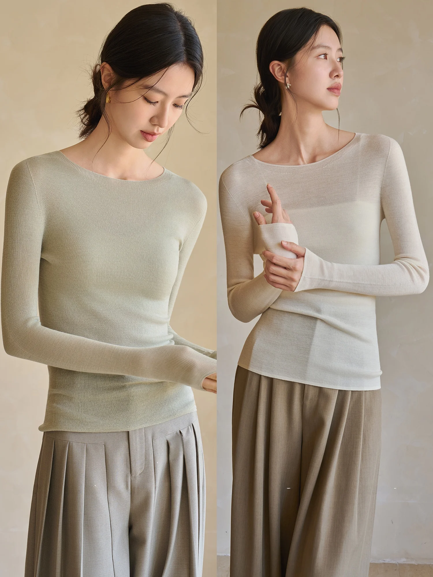 Женская шерстяная трикотажная кофта Jansan Slim Fit с круглым вырезом, длинным рукавом, повседневная, модная, для ношения под одеждой
Женская шерстяная трикотажная кофта Jansan Slim Fit с круглым вырезом, длинным рукавом, повседневная, модная, для ношения под одеждой