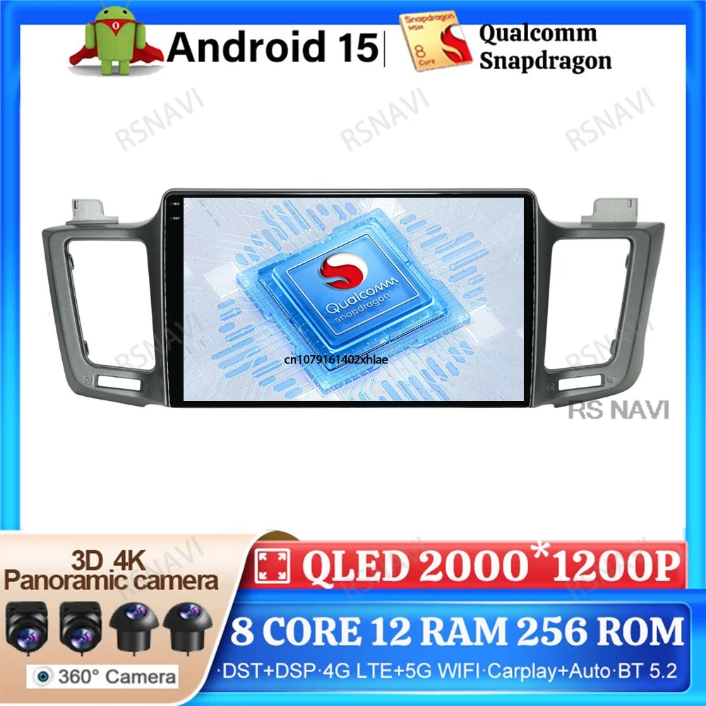 Android 15 Car Radio For Toyota RAV4 4 XA40 5 XA50 2012 - 2018 DSP Multimedia Wireless Carplay Auto Navigation Stereo Autoradio
Android 15 Car Radio For Toyota RAV4 4 XA40 5 XA50 2012 - 2018 DSP Multimedia Wireless Carplay Auto Navigation Stereo Autoradio