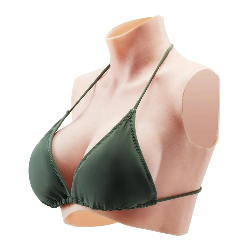 Silicone Breastplate C Cup High Neckline Fake Breasts for cosplay Drag Queen Use
Silicone Breastplate C Cup High Neckline Fake Breasts for cosplay Drag Queen Use