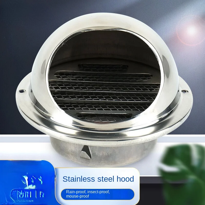BYyc-253 Stainless Steel Rain-Proof Wind-Proof Cap Exterior Wall Ventilation Hood Smoke Exhausting Cover Outdoor Windshield 180m
BYyc-253 Stainless Steel Rain-Proof Wind-Proof Cap Exterior Wall Ventilation Hood Smoke Exhausting Cover Outdoor Windshield 180m