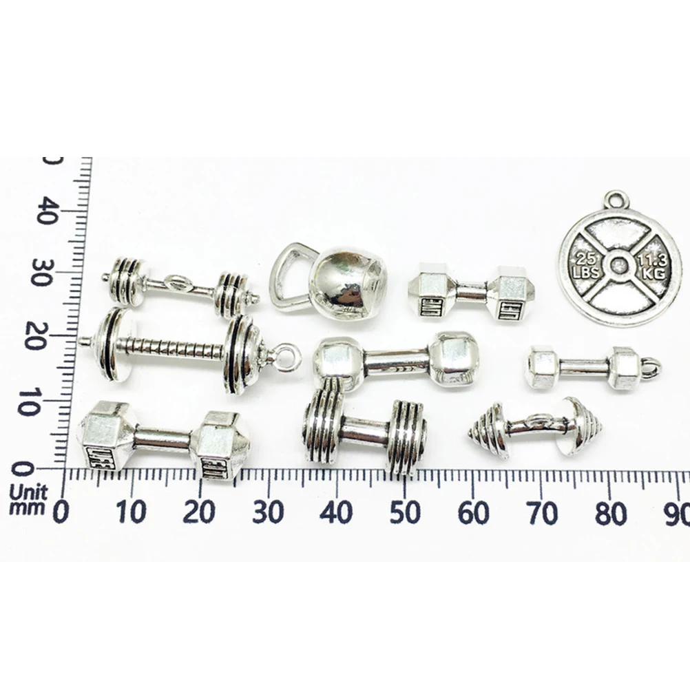 20 Pcs Alloy Dumbbell Pendant Charms Jewelry Making Necklace Bracelet Earrings Accessories Ancient Silver Unique Design Gift
20 Pcs Alloy Dumbbell Pendant Charms Jewelry Making Necklace Bracelet Earrings Accessories Ancient Silver Unique Design Gift