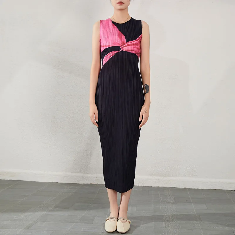 Summer Dress Women 2023 Stretch Miyake Pleated Summer New Fashion Printed Sleeveless Round Neck Slim
Summer Dress Women 2023 Stretch Miyake Pleated Summer New Fashion Printed Sleeveless Round Neck Slim