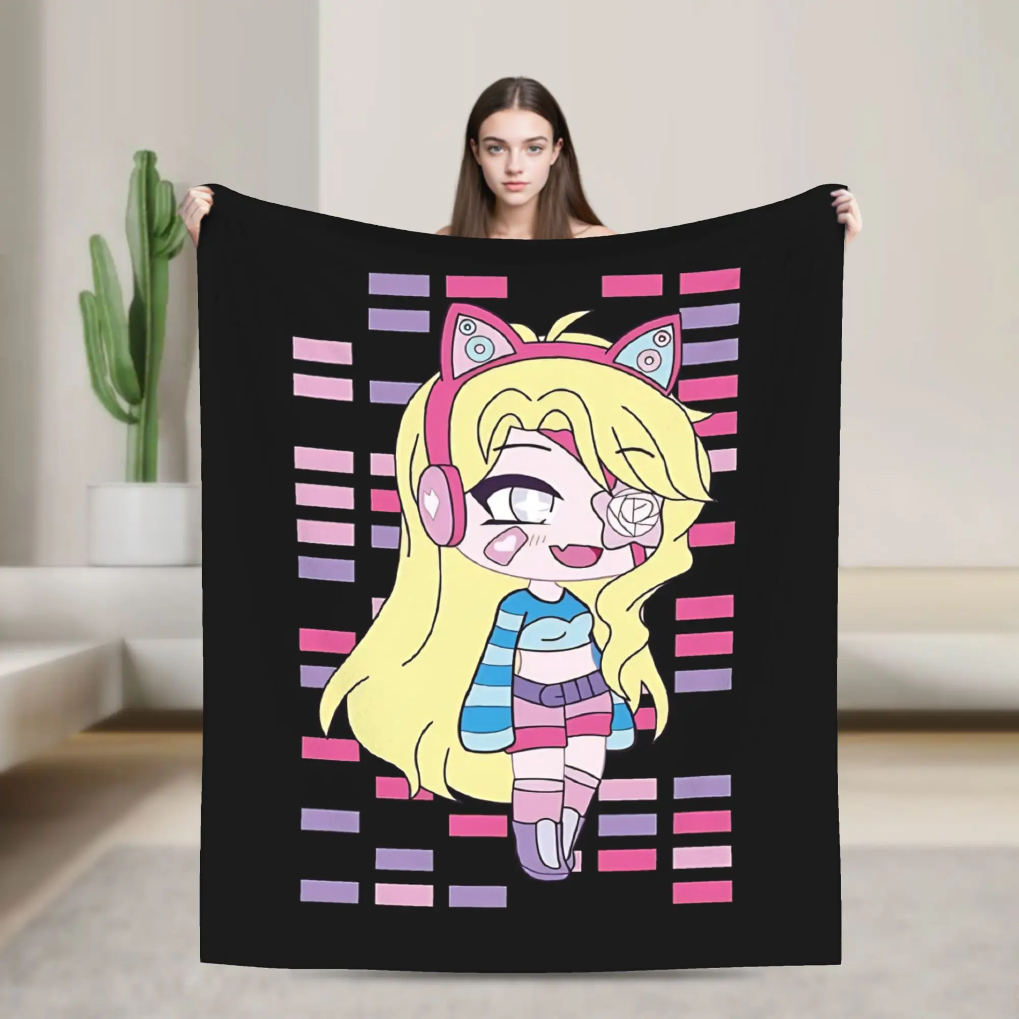 Gacha Life series Nightcore girl Blanket Soft Pattern Plush Throw Blanket For Bedroom Travel Office Flannel Bedspread Bed Cover
Gacha Life series Nightcore girl Blanket Soft Pattern Plush Throw Blanket For Bedroom Travel Office Flannel Bedspread Bed Cover