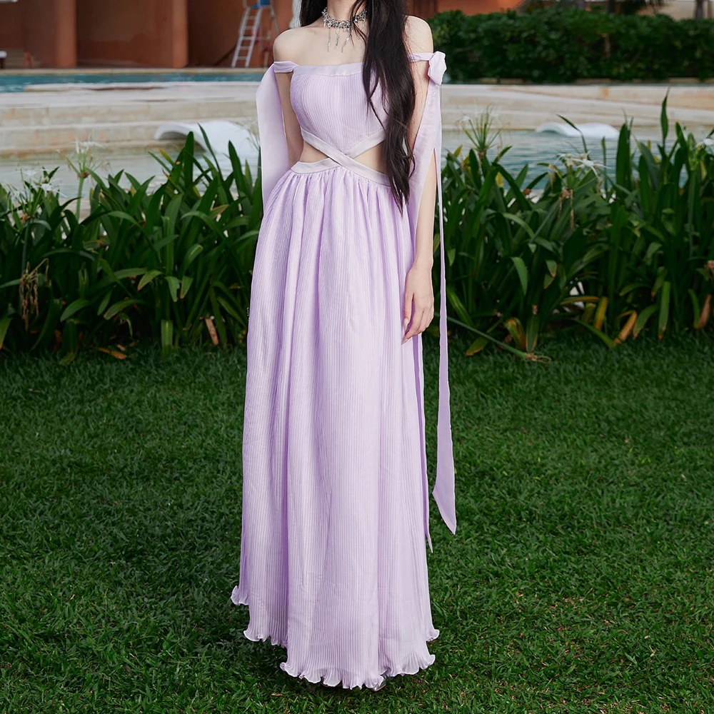 Off the Shoulder Boat Neck Chiffon Sleeveless Floor Length Straight Evening Dress Temperament Photo Color Saudi Arabia 2024
Off the Shoulder Boat Neck Chiffon Sleeveless Floor Length Straight Evening Dress Temperament Photo Color Saudi Arabia 2024