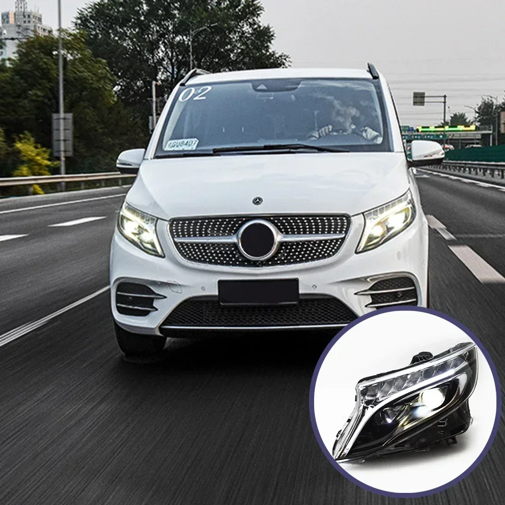 Передние лампы автомобиля в сборе, обновленная светодиодная авто фара для Benz Vito W447 2016-2023, аксессуары для линз проектора V-Class
Передние лампы автомобиля в сборе, обновленная светодиодная авто фара для Benz Vito W447 2016-2023, аксессуары для линз проектора V-Class