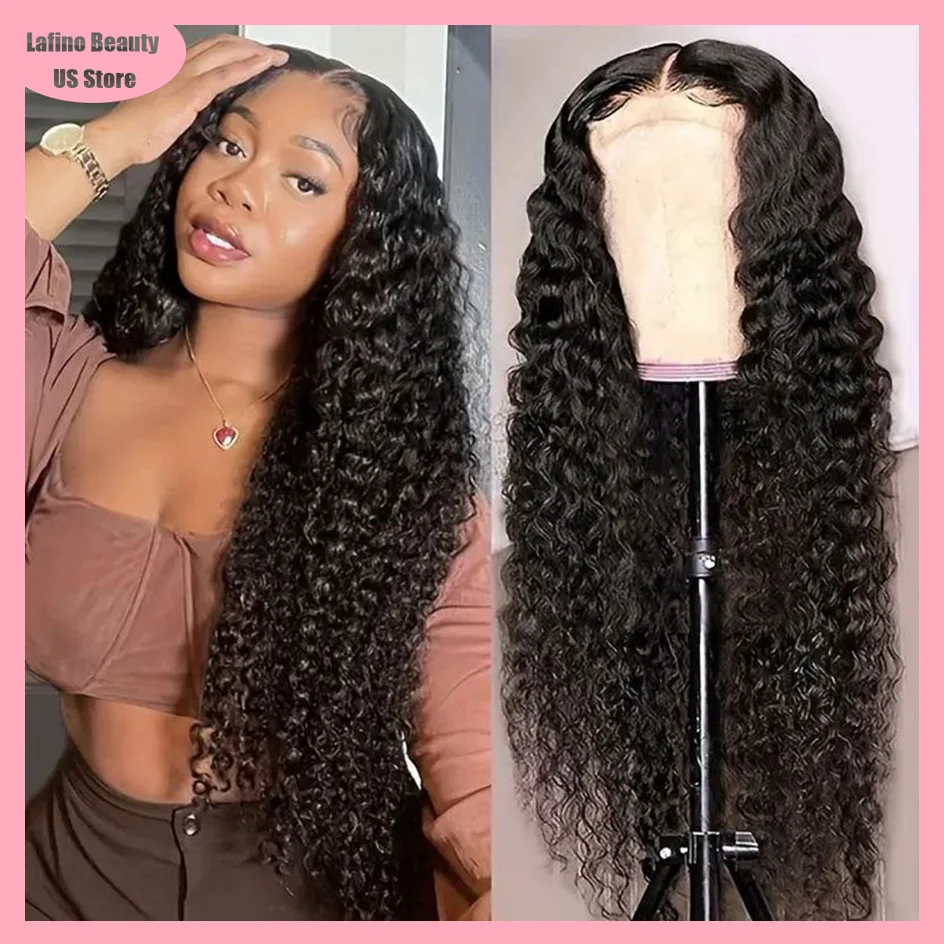 Lafino 200% Density Glueless 5x5 Hd Lace Closure Wig Deep Wave Wig 4x4 Closure Human Hair Wig Curly Wigs Water Wave Brazilian
Lafino 200% Density Glueless 5x5 Hd Lace Closure Wig Deep Wave Wig 4x4 Closure Human Hair Wig Curly Wigs Water Wave Brazilian