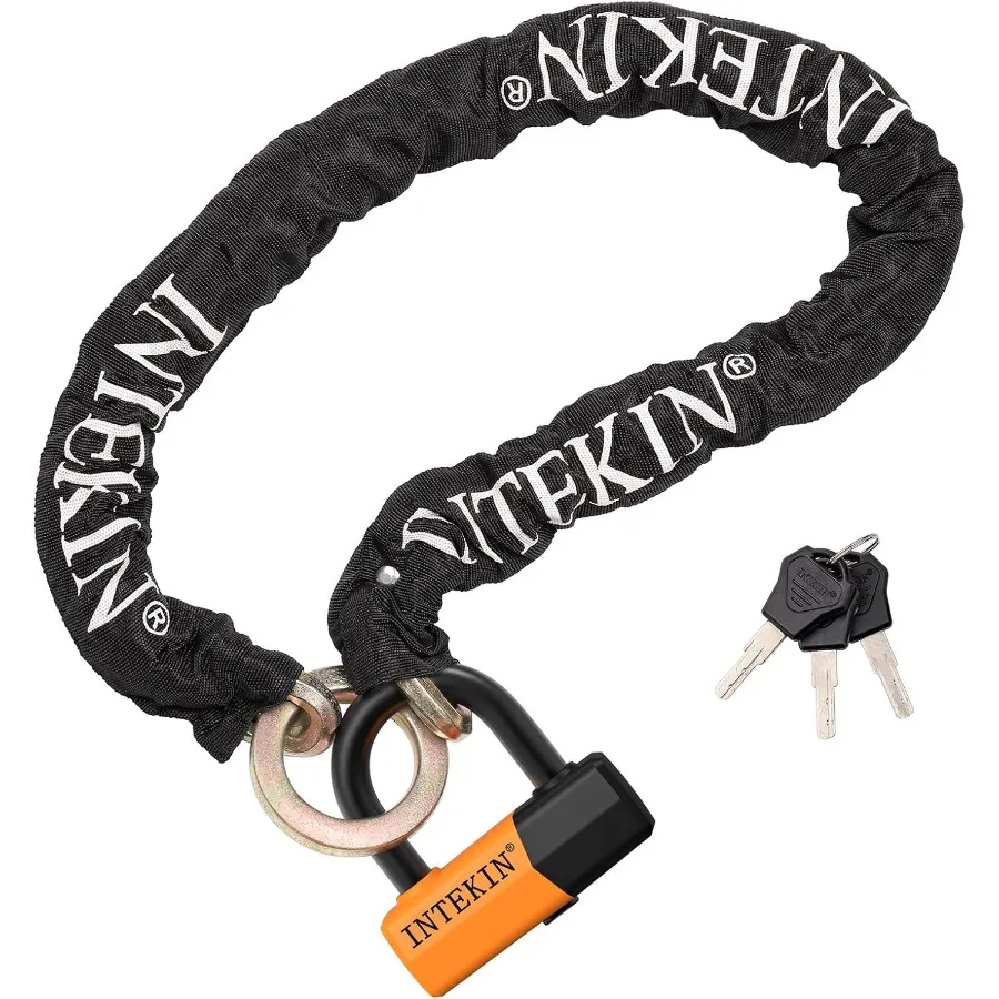 4FT Heavy Duty Bike Chain Lock with 12mm Thick 16mm Disc Security for Motorcycles Scooters and Gates Durable Orange Color Desig
4FT Heavy Duty Bike Chain Lock with 12mm Thick 16mm Disc Security for Motorcycles Scooters and Gates Durable Orange Color Desig