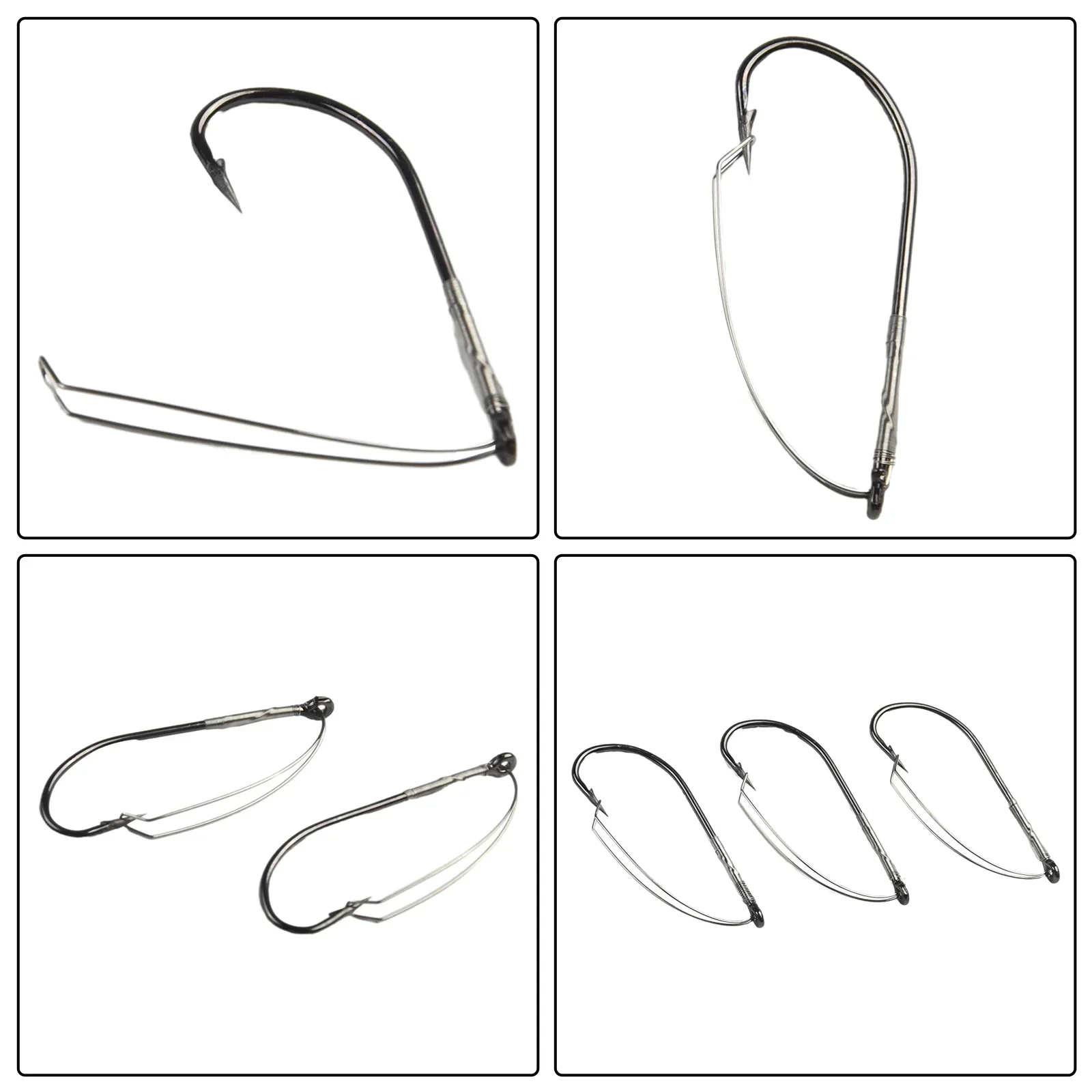 10pcs/box Weedless Barbed Fishing Hook Bass Single Worm Hook Lure Bait Holder Sizes 1/0-3/0 High Carbon Steel Fish Hook Pesca
10pcs/box Weedless Barbed Fishing Hook Bass Single Worm Hook Lure Bait Holder Sizes 1/0-3/0 High Carbon Steel Fish Hook Pesca