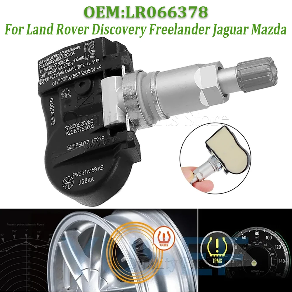 LR 066378 LR 070840 Для Land Rover Defender Discovery Range Rover Range Rover Evoque 1/4 шт. новые датчики давления в шинах TPMS 433 МГц
LR 066378 LR 070840 Для Land Rover Defender Discovery Range Rover Range Rover Evoque 1/4 шт. новые датчики давления в шинах TPMS 433 МГц