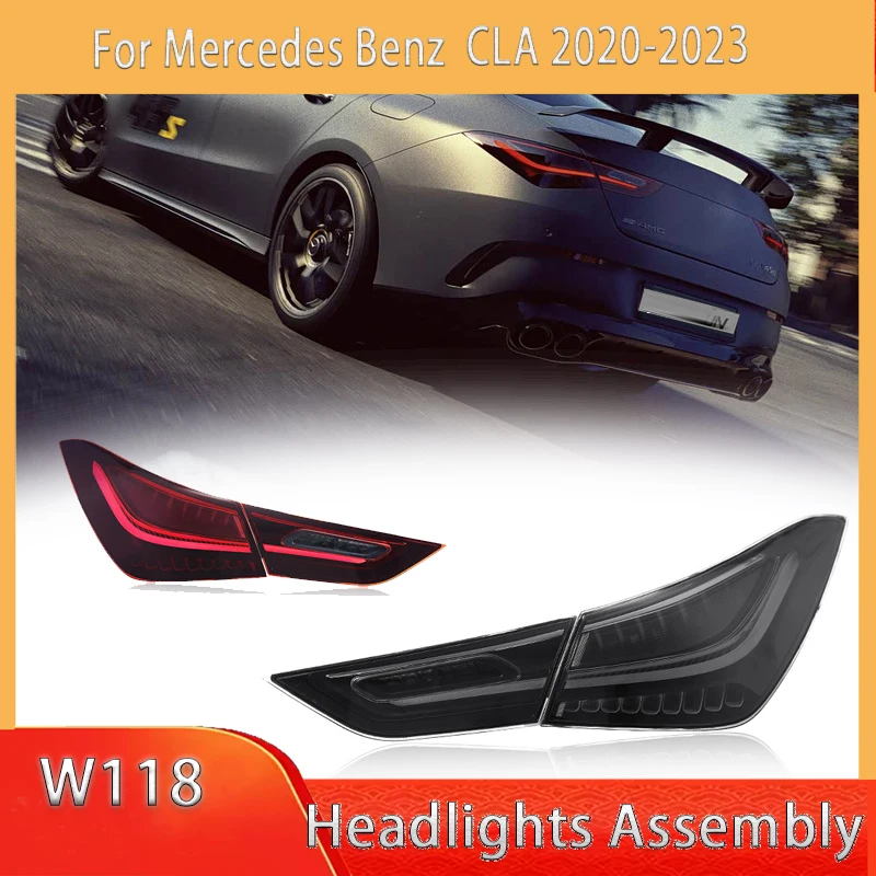 Taillight Assembly Modified LED Running Lights Running Turn Signal Brake Fog Lights for Mercedes Benz CLA W118 2020-2023
Taillight Assembly Modified LED Running Lights Running Turn Signal Brake Fog Lights for Mercedes Benz CLA W118 2020-2023