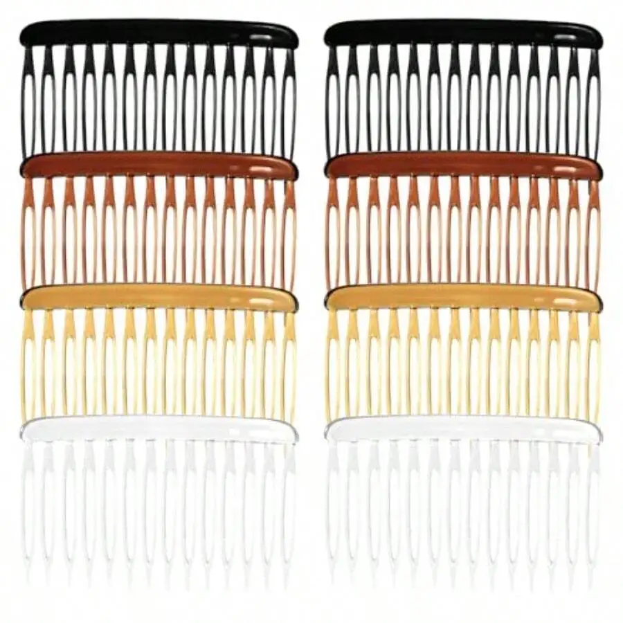 8Pcs 14 Teeth Hair Side Comb Twist French Vintage Style Styling Combs For Women Wedding Bridal Veil
8Pcs 14 Teeth Hair Side Comb Twist French Vintage Style Styling Combs For Women Wedding Bridal Veil