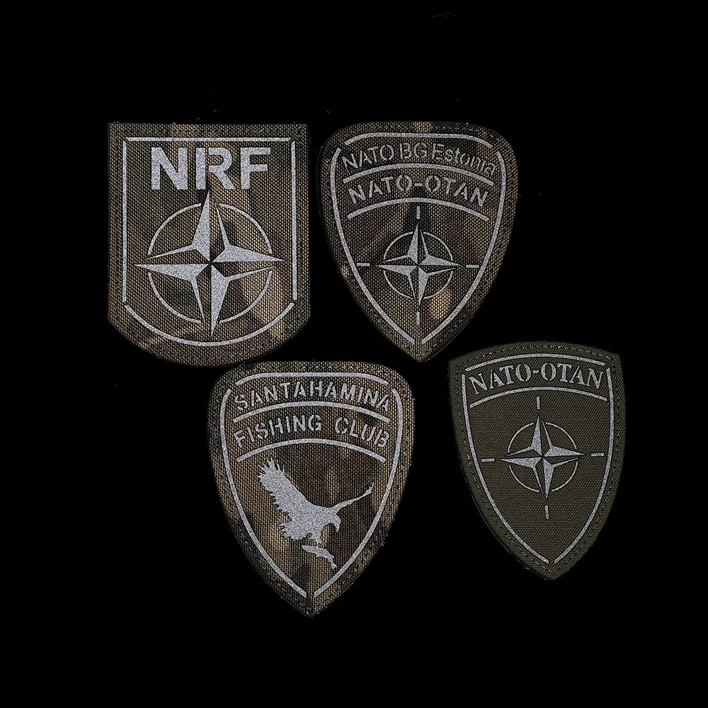 NATO-Otan NRF Camou Soldiers' Morale IR Infrared Reflection Fishing Club Armband Tactical DIY Jacket Backpack Hook Loop Patch
NATO-Otan NRF Camou Soldiers' Morale IR Infrared Reflection Fishing Club Armband Tactical DIY Jacket Backpack Hook Loop Patch