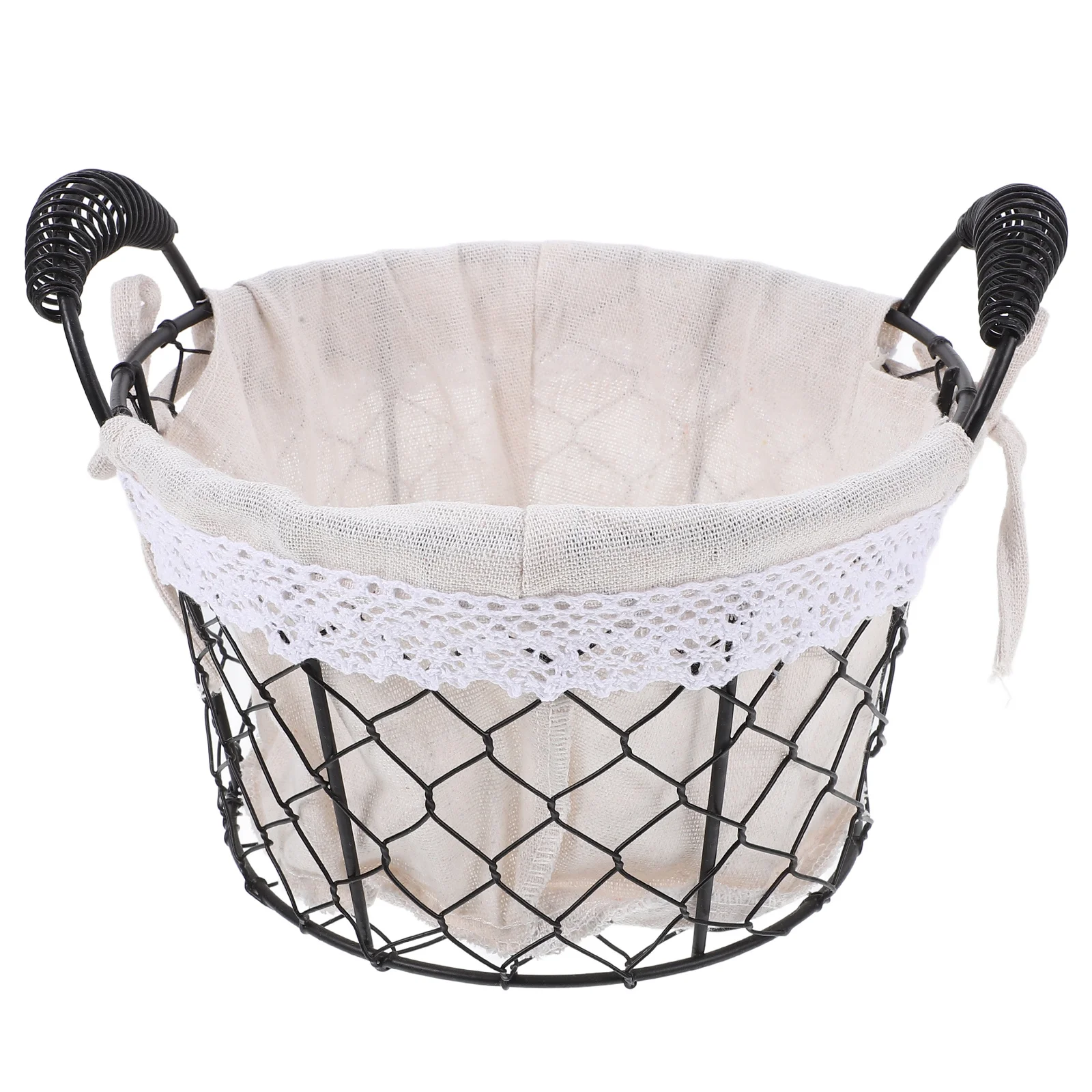 Iron Storage Basket With Liner Round Wire Basket For Bread Eggs Fruit Flower Wedding Gathering Decor Metal Organiser
Iron Storage Basket With Liner Round Wire Basket For Bread Eggs Fruit Flower Wedding Gathering Decor Metal Organiser