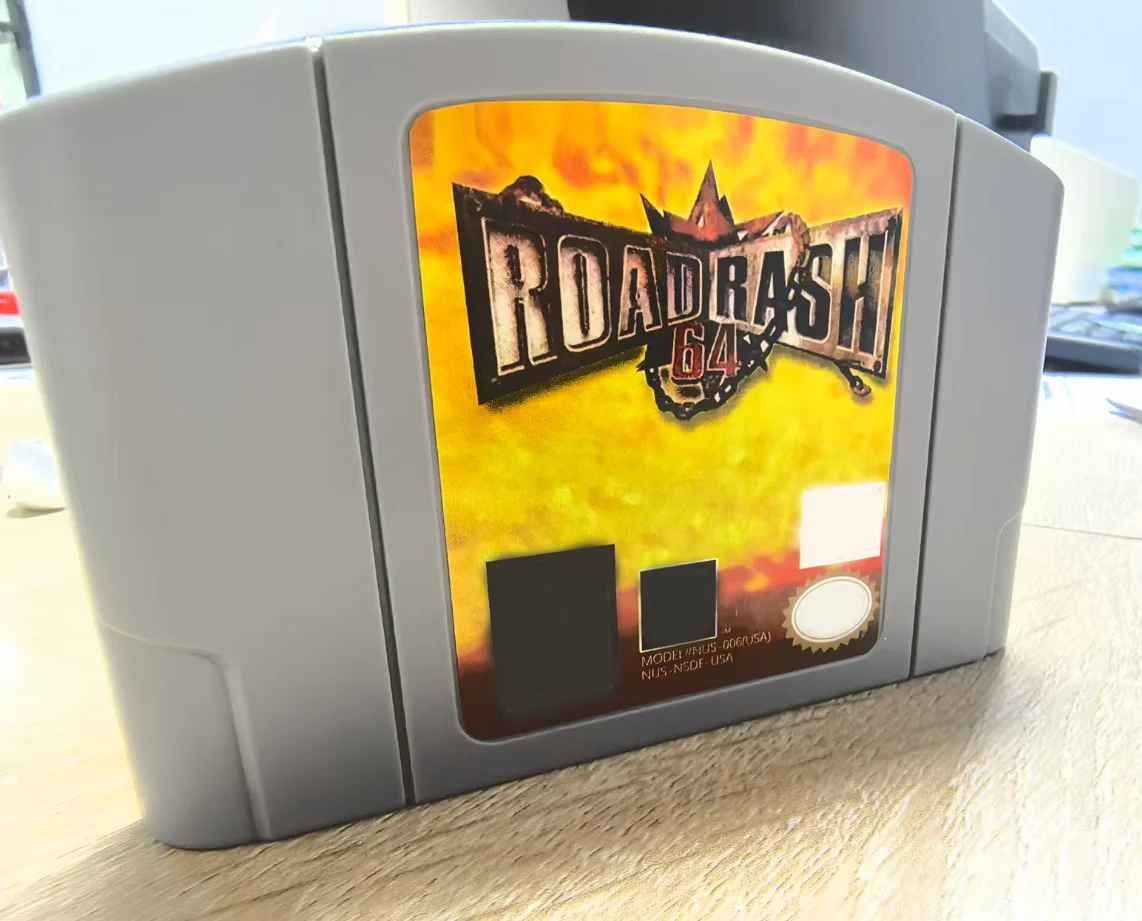 N64 Road Rash 64 USA NTSC Version 64 Bit Console Video Games Cartridge Collection Gifts Toys
N64 Road Rash 64 USA NTSC Version 64 Bit Console Video Games Cartridge Collection Gifts Toys