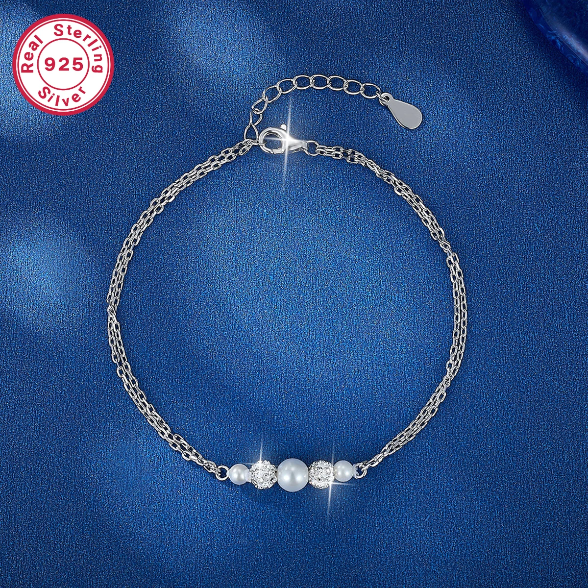 Элегантный романтический жемчужный браслет из стерлингового серебра s925, изысканный темперамент, подходит для девушек, фотографический подарок
Элегантный романтический жемчужный браслет из стерлингового серебра s925, изысканный темперамент, подходит для девушек, фотографический подарок