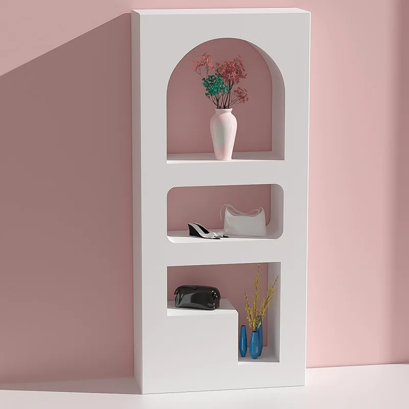 Clothing store soft decoration against the wall display stand window decoration display props shoe bag water table high and
Clothing store soft decoration against the wall display stand window decoration display props shoe bag water table high and