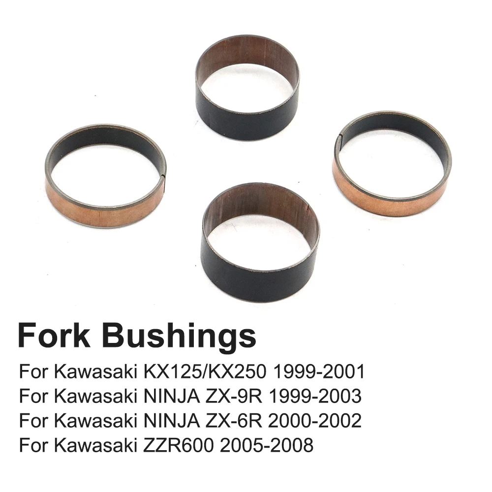 Fork Bushings External Guide Rails Shock Absorb Up Down Set For Kawasaki NINJA ZX6R ZX9R ZZR600 KX 125 250 1999-2008
Fork Bushings External Guide Rails Shock Absorb Up Down Set For Kawasaki NINJA ZX6R ZX9R ZZR600 KX 125 250 1999-2008