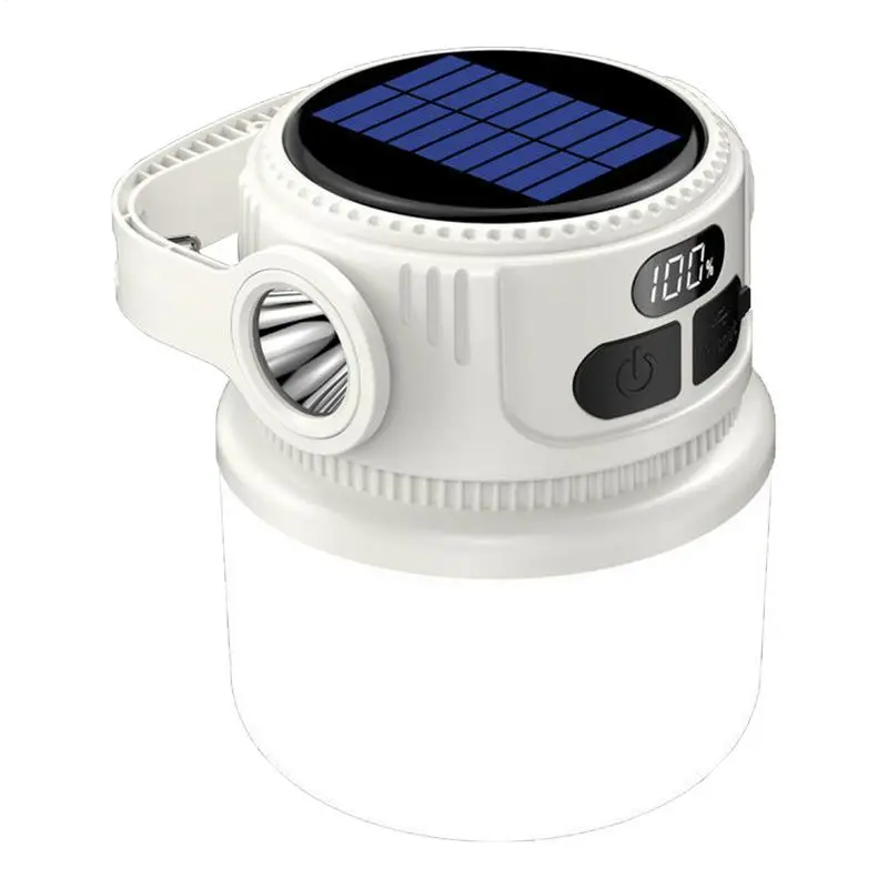 Solar Lights For Camping Rechargeable Tent Camping Light 1200mAh Flashlight Portable Rechargeable Lcd Display For Garden
Solar Lights For Camping Rechargeable Tent Camping Light 1200mAh Flashlight Portable Rechargeable Lcd Display For Garden