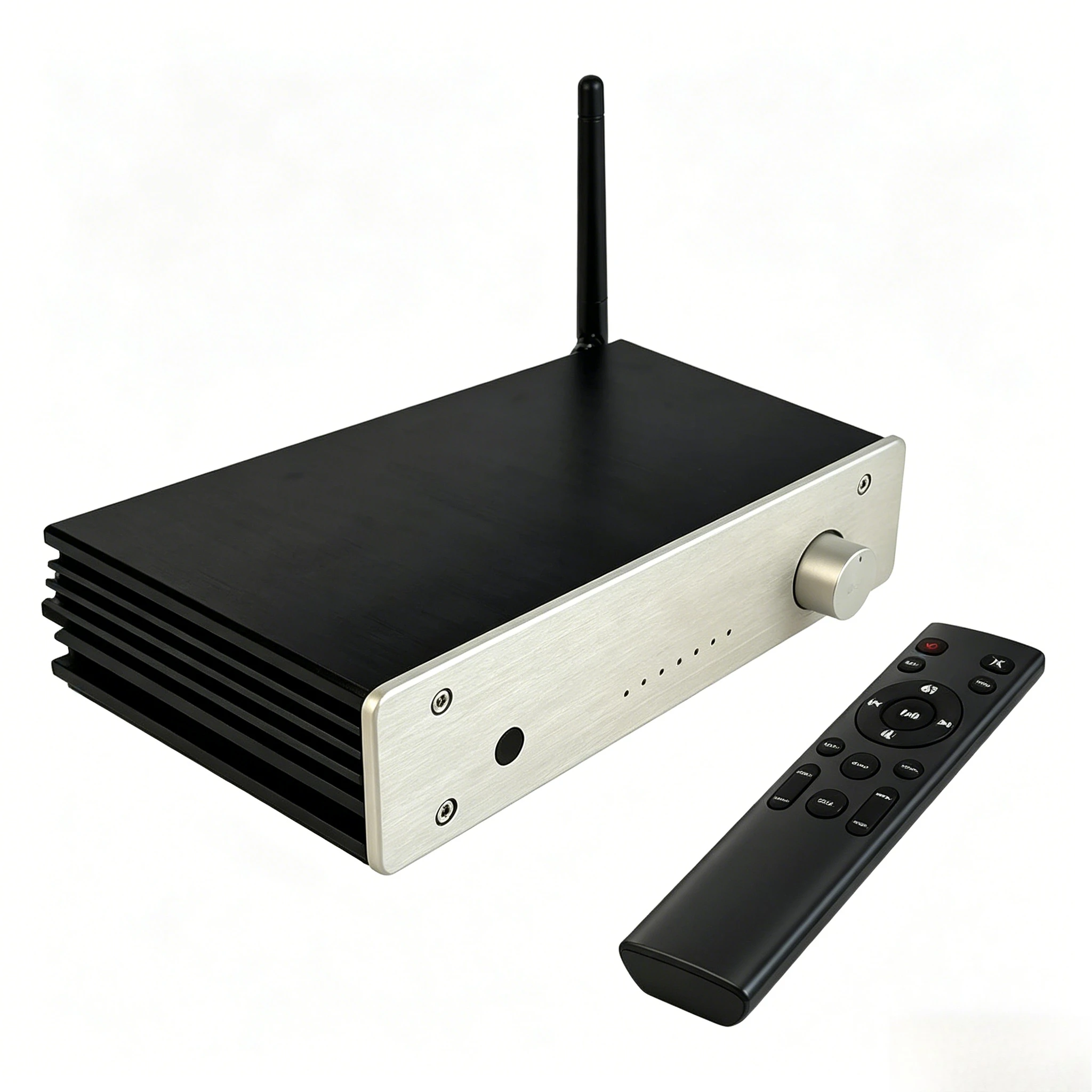 Профессиональный стереоусилитель мощности Samtronic TPA3116 100Вт x 2, класс D, Hi-Res, цифровой, из алюминиевого сплава, с входами RCA/OPT/COA/USB/AUX, TV ARC
Профессиональный стереоусилитель мощности Samtronic TPA3116 100Вт x 2, класс D, Hi-Res, цифровой, из алюминиевого сплава, с входами RCA/OPT/COA/USB/AUX, TV ARC