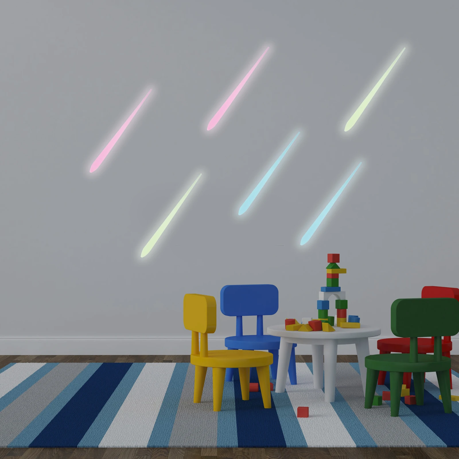 12 Pcs Luminous Star Sticker Wall Decor for Kids Glowing Stars Ceiling Child 
12 Pcs Luminous Star Sticker Wall Decor for Kids Glowing Stars Ceiling Child