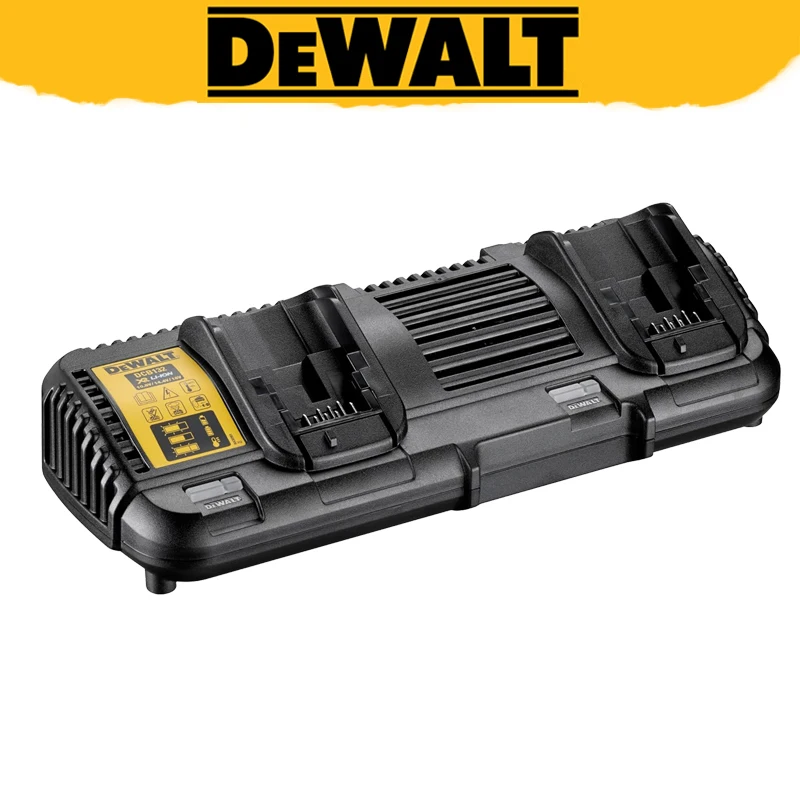 DEWLAT DCB132 18V XR Li-Ion Multi Voltage Battery Dual Port Charger Yellow/Black Electric Tool Accessories (4A Charge Rate)
DEWLAT DCB132 18V XR Li-Ion Multi Voltage Battery Dual Port Charger Yellow/Black Electric Tool Accessories (4A Charge Rate)