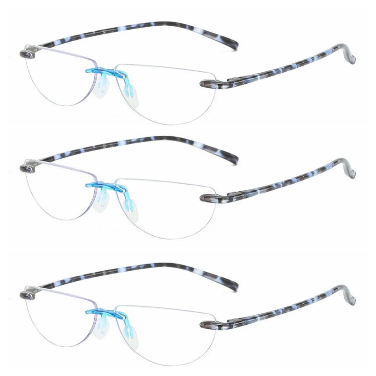 3PCS Fashion Reading Glasses for Men Spring Leg Presbyopia Glasses Anti Blue Light Glasses +100 ~+400
3PCS Fashion Reading Glasses for Men Spring Leg Presbyopia Glasses Anti Blue Light Glasses +100 ~+400