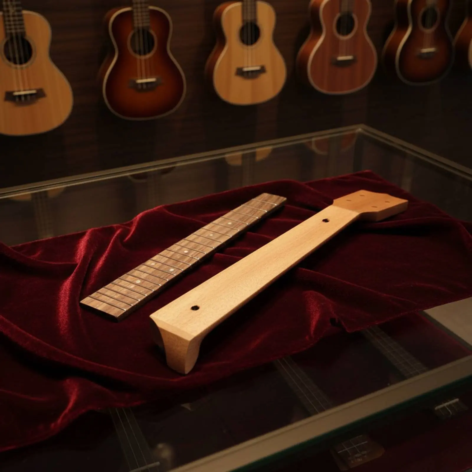 Ukulele Neck and Fingerboard Set Lightweight Ukulele Neck and Fingerboard for Repair
Ukulele Neck and Fingerboard Set Lightweight Ukulele Neck and Fingerboard for Repair