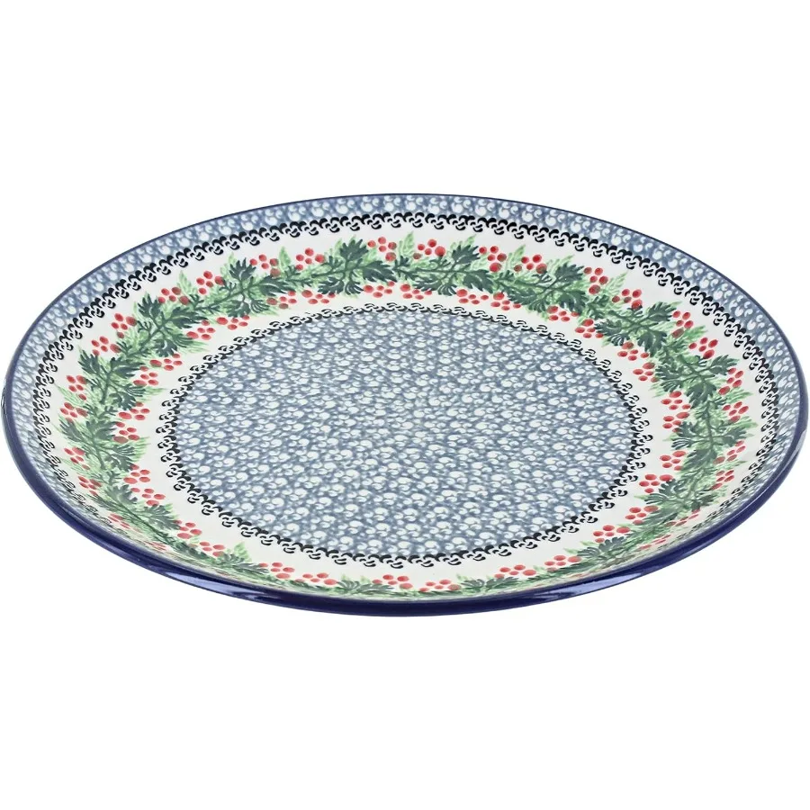Blue Noelle Dinner Plate - 10.5" Diameter - Polish Pottery Dinner Plate, Festive Design for Christmas Tableware
Blue Noelle Dinner Plate - 10.5" Diameter - Polish Pottery Dinner Plate, Festive Design for Christmas Tableware