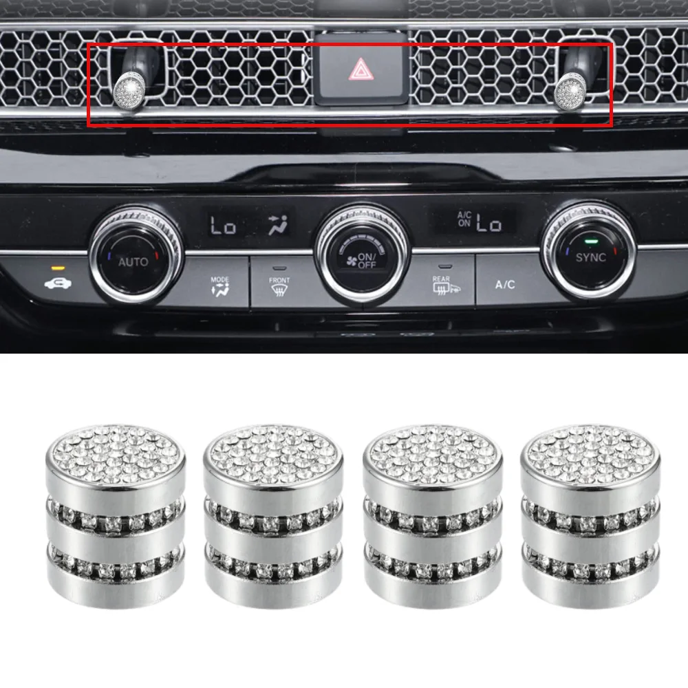 4PCS Center Console Air Vent Outlet Cover Trim Cap Switch Knob Ring Accessories for Honda Civic 11th Gen 2022 2023 2024 2025
4PCS Center Console Air Vent Outlet Cover Trim Cap Switch Knob Ring Accessories for Honda Civic 11th Gen 2022 2023 2024 2025