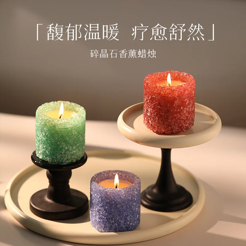Crystal cup wax, pot scented candle, exquisite household fragrance decoration, smokeless soy wax. Green floral candle
Crystal cup wax, pot scented candle, exquisite household fragrance decoration, smokeless soy wax. Green floral candle