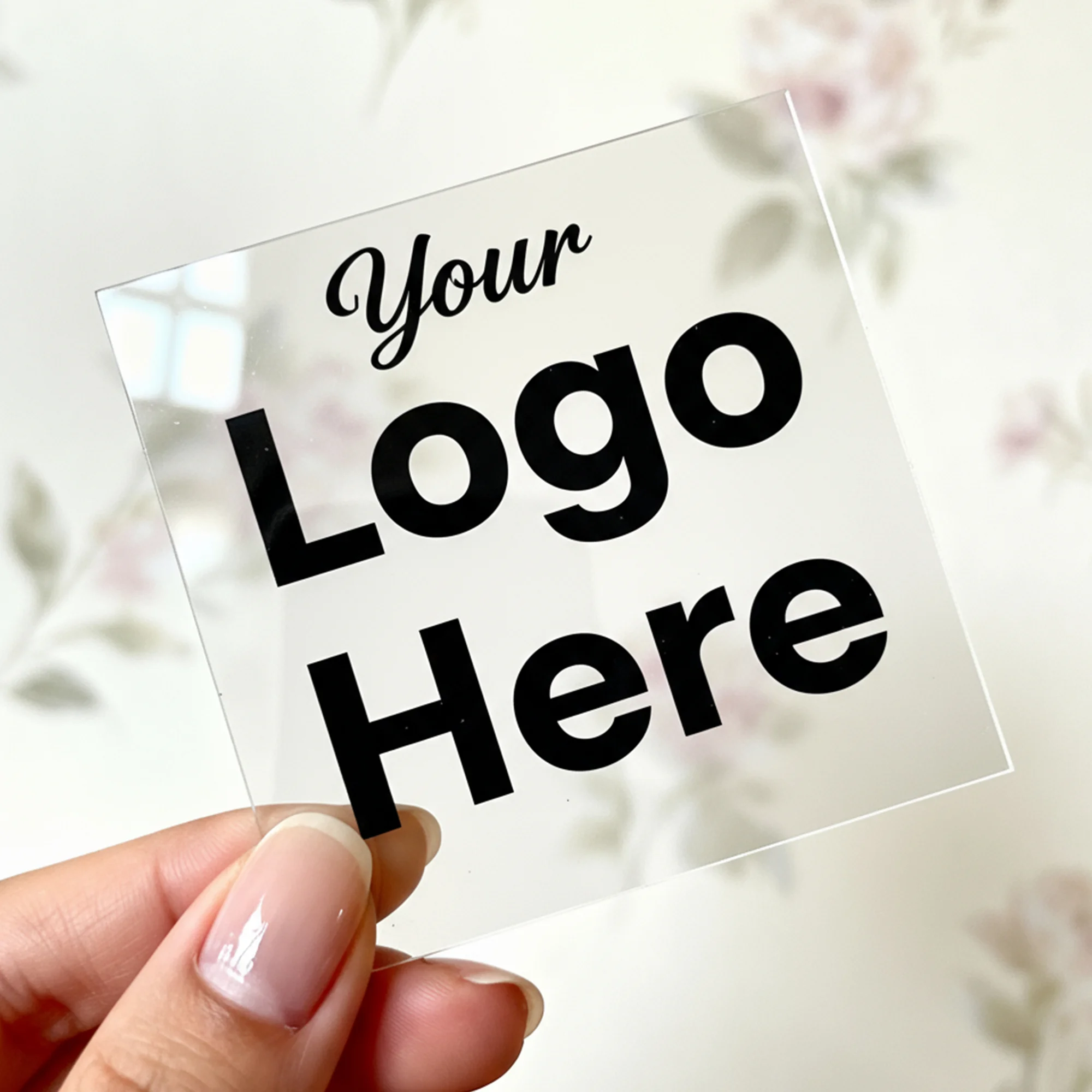 Custom Stickers Transparent Custom Logo Labels Waterproof Square Personalized Stickers for Wedding Company Logo Gift Packaging
Custom Stickers Transparent Custom Logo Labels Waterproof Square Personalized Stickers for Wedding Company Logo Gift Packaging