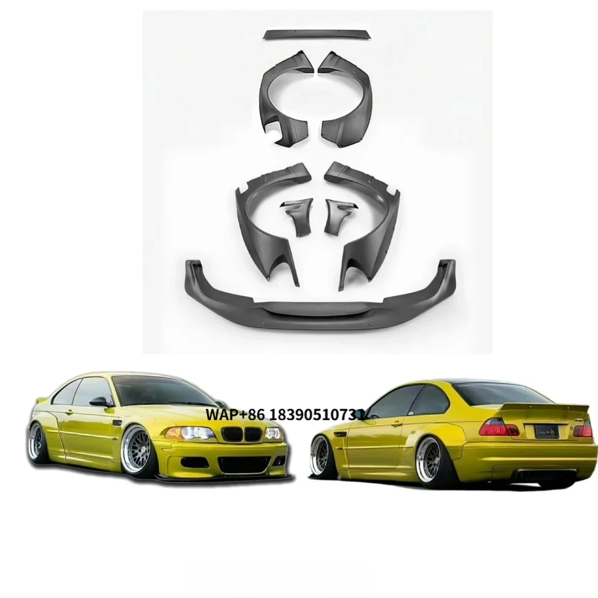 2005 для 3 серии E46 Широкий обвес Rocky Bunny M3 Обновление с новыми автомобильными бамперами 1998-2005 гг. Подходит для модели
2005 для 3 серии E46 Широкий обвес Rocky Bunny M3 Обновление с новыми автомобильными бамперами 1998-2005 гг. Подходит для модели