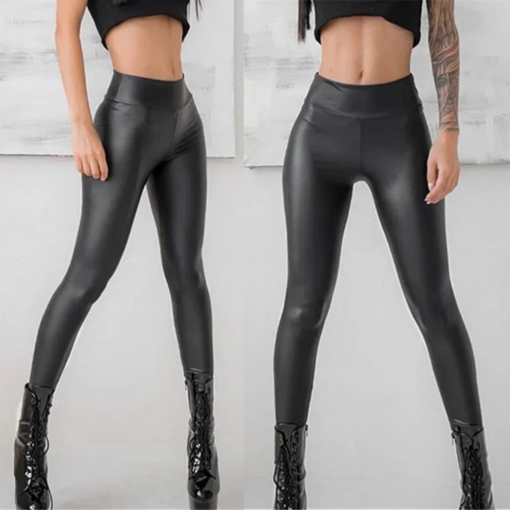 Womens PU Leather Pants Stretchy Hip Skinny Leather Leggings Stretch Buttock High Waist Leather Pants Elastic Slim Trousers
Womens PU Leather Pants Stretchy Hip Skinny Leather Leggings Stretch Buttock High Waist Leather Pants Elastic Slim Trousers
