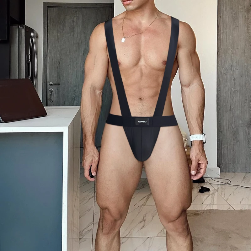 2pcs Men Novelty Lingerie Shoulder Elastic Strap Underwear Sexy Erotic Suspender Jockstrap Thong Bodysuit Harness Costume
2pcs Men Novelty Lingerie Shoulder Elastic Strap Underwear Sexy Erotic Suspender Jockstrap Thong Bodysuit Harness Costume