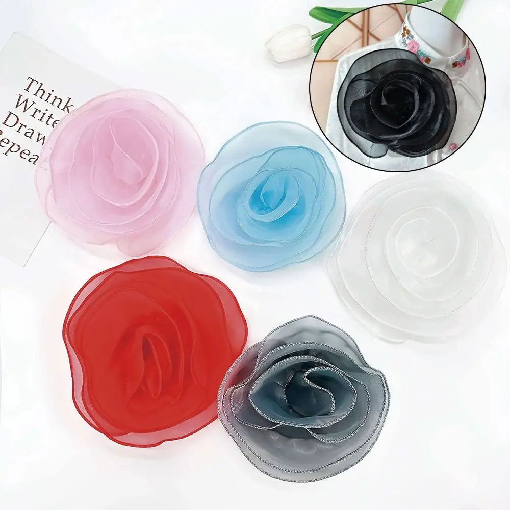 Handmade Rose Flower Brooch Clothing Dress Decoration Multi-layer Yarn Pin-Up Brooch DIY Sewing Applique Chest Flower Corsage
Handmade Rose Flower Brooch Clothing Dress Decoration Multi-layer Yarn Pin-Up Brooch DIY Sewing Applique Chest Flower Corsage