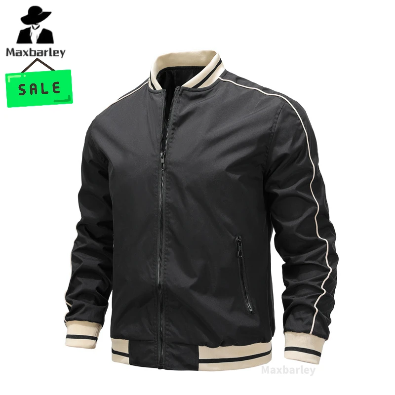 2025 New Casual Jacket Men's Spring and Autumn Trendy Black Zipper Pocket Windproof Baseball Suit Coat Male Loose Sports Jackets
2025 New Casual Jacket Men's Spring and Autumn Trendy Black Zipper Pocket Windproof Baseball Suit Coat Male Loose Sports Jackets