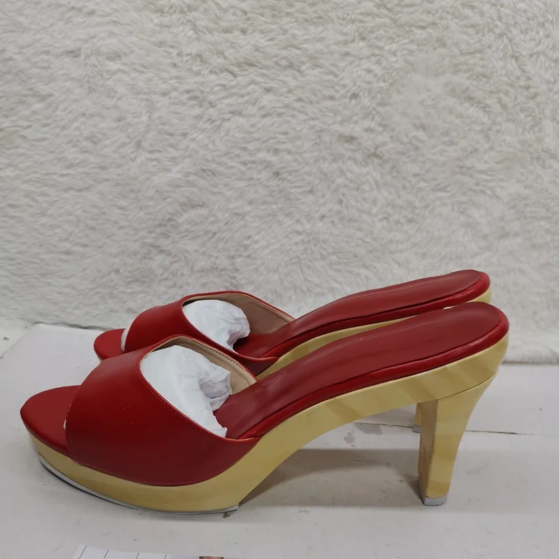 Red Wood Pattern Slip On Hollow Sandals Thin High Heel Peep Toe Fashion Sexy 2026 Summer Big Size Woman Shoes Zapatillas Mujer
Red Wood Pattern Slip On Hollow Sandals Thin High Heel Peep Toe Fashion Sexy 2026 Summer Big Size Woman Shoes Zapatillas Mujer