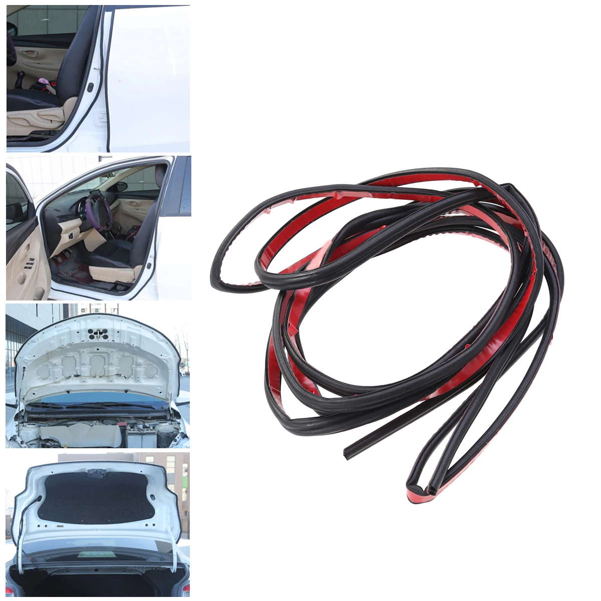 5M Car Door Sealing Strips Rubber Sound Insulation Black Durable Dust Rainproof Easy Install Fastening Tool For
5M Car Door Sealing Strips Rubber Sound Insulation Black Durable Dust Rainproof Easy Install Fastening Tool For