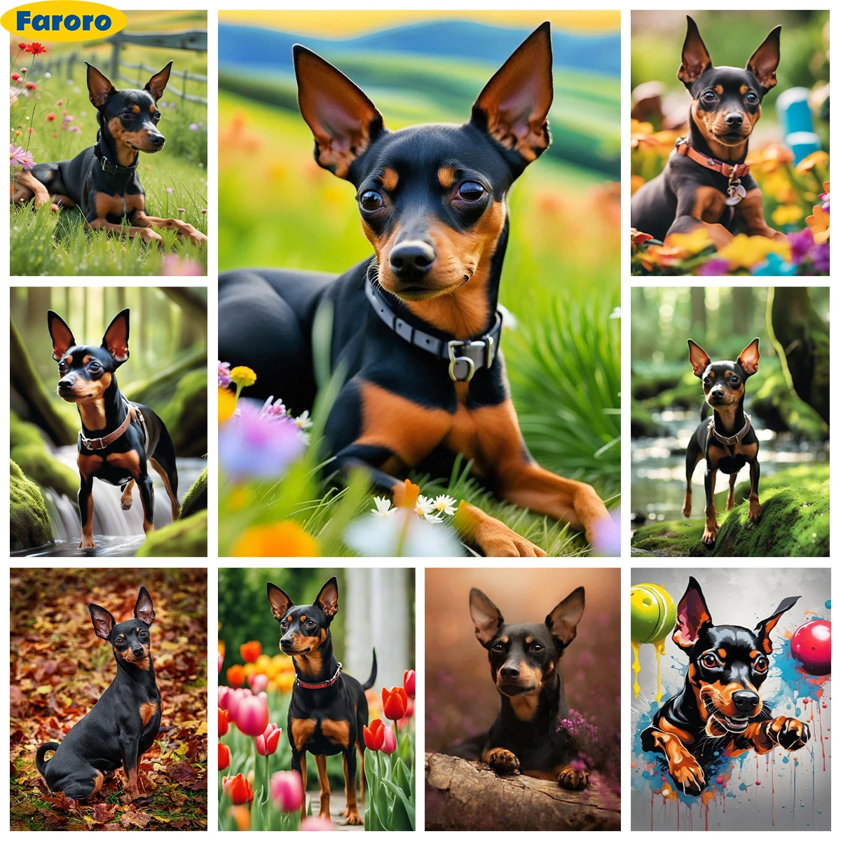 Miniature Pinscher DIY 5D Diamond Painting Pet Dog Mural Hand Diamond Embroidery Cross Stitch Home Wall Decor Selling Child Gift
Miniature Pinscher DIY 5D Diamond Painting Pet Dog Mural Hand Diamond Embroidery Cross Stitch Home Wall Decor Selling Child Gift