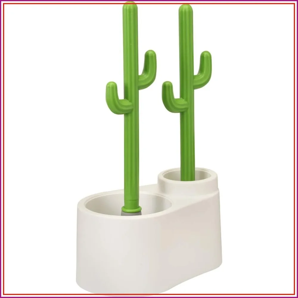 Cactus Toilet Plunger and Brush Set for Bathroom Cleaning - 1 Set
Cactus Toilet Plunger and Brush Set for Bathroom Cleaning - 1 Set