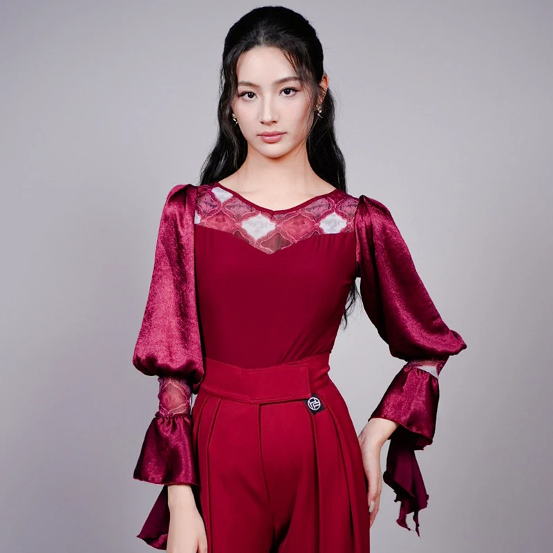 2026 Adult Ballroom Dance Tops For Woemn Long Sleeved Bodysuit Samba Waltz Professionla Modern Dance Performance Clothes XH4768
2026 Adult Ballroom Dance Tops For Woemn Long Sleeved Bodysuit Samba Waltz Professionla Modern Dance Performance Clothes XH4768