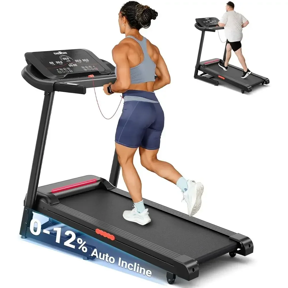 18 LED Display & 16.5 Wide Belt Folding Treadmill with 2-Layer Shock Absorption for Indoor Workouts
18 LED Display & 16.5 Wide Belt Folding Treadmill with 2-Layer Shock Absorption for Indoor Workouts