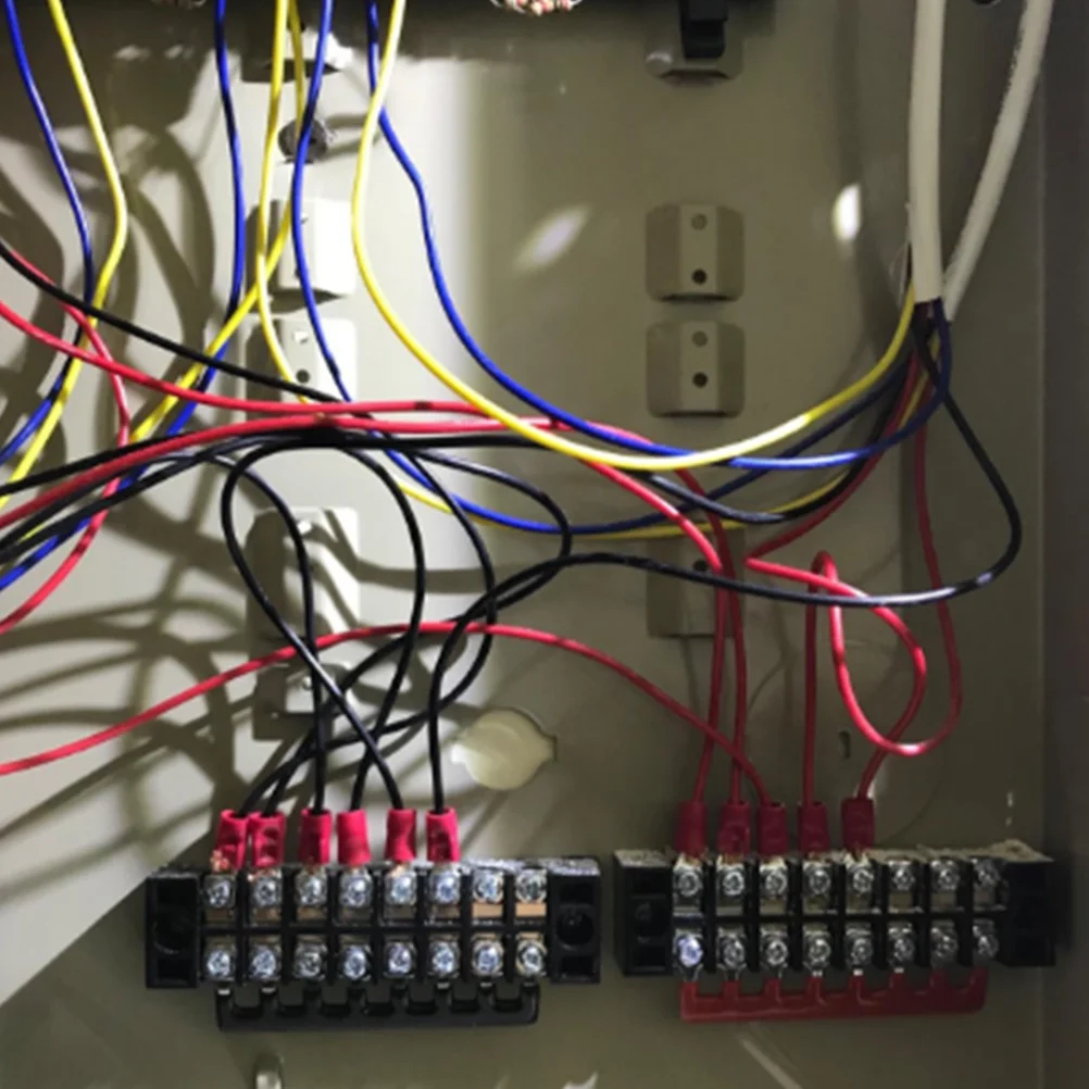 5Sets 8P Terminal Block 25A 8 Positions Barrier Strip Black Sturdy Quality Screws Snap-in Plastic Lids Safety Terminal Strip
5Sets 8P Terminal Block 25A 8 Positions Barrier Strip Black Sturdy Quality Screws Snap-in Plastic Lids Safety Terminal Strip